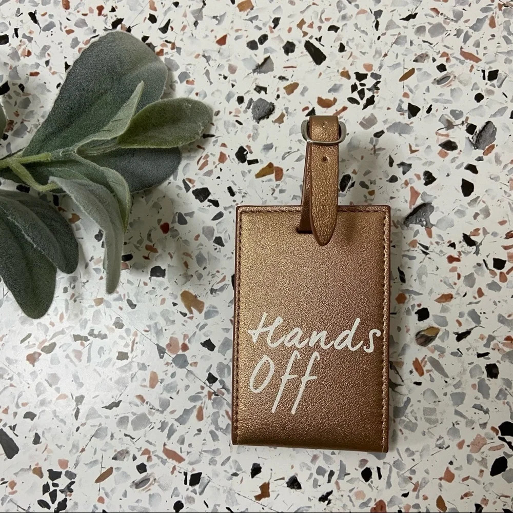 Luggage Tag Rose Gold Travel Vacation accessories UNDERSTATED LEATHER - Picture 12 of 12